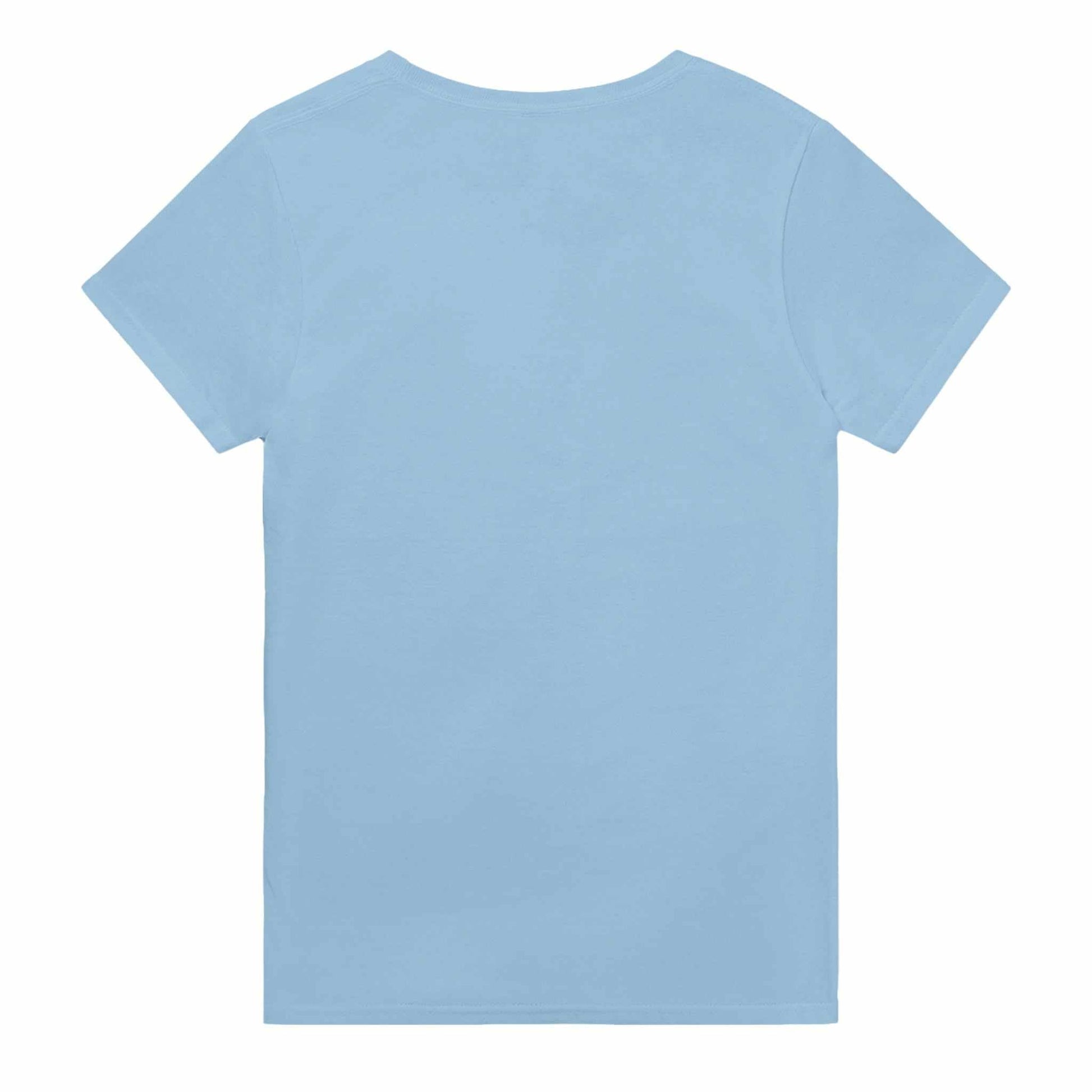 Beholder Men's Crewneck Tshirt, heavyweight cotton, classic fit, light blue.