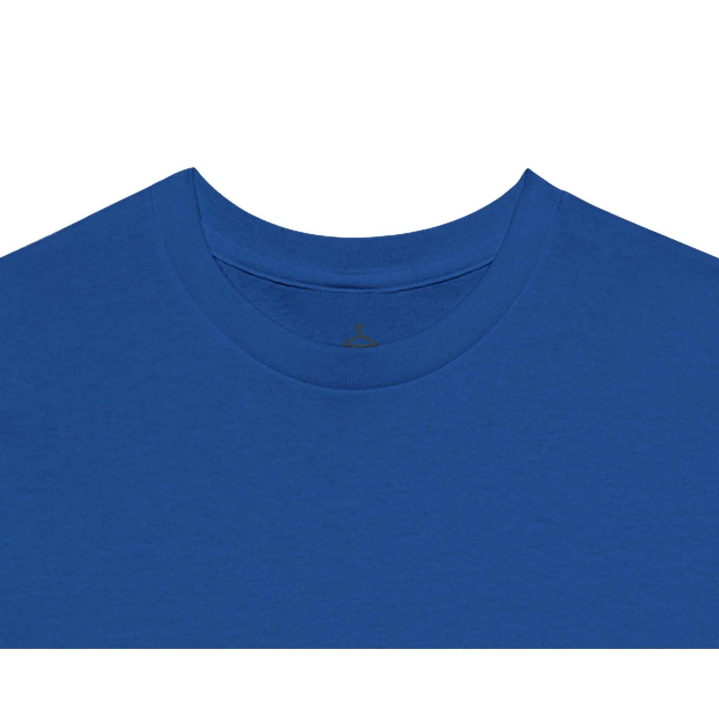 Blue gelatinous cube and mimic men's crewneck t-shirt, heavyweight cotton, seamless collar.