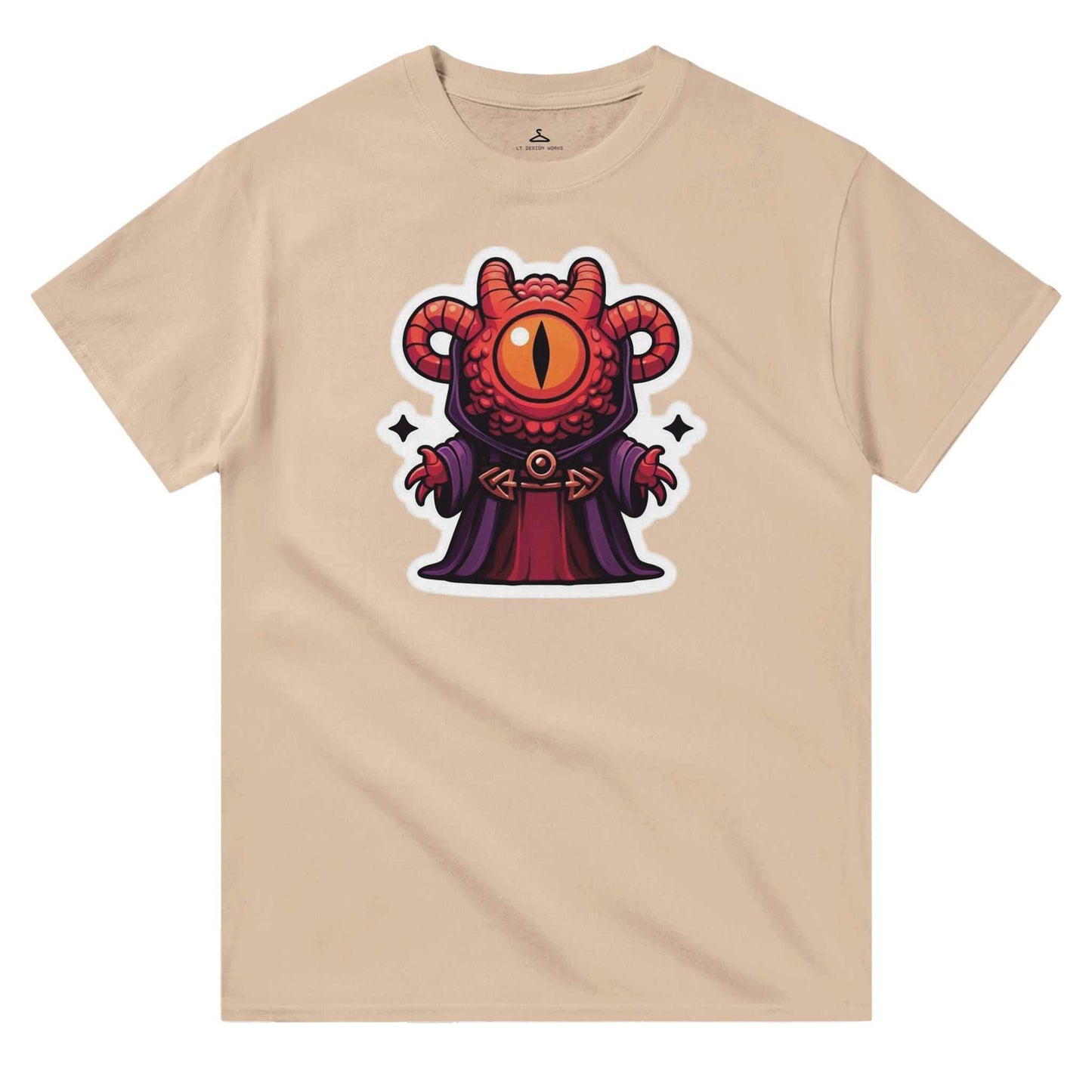 Mindflayer Men's Crewneck T-shirt with unique design, heavyweight 100% cotton, classic fit for casual wear.