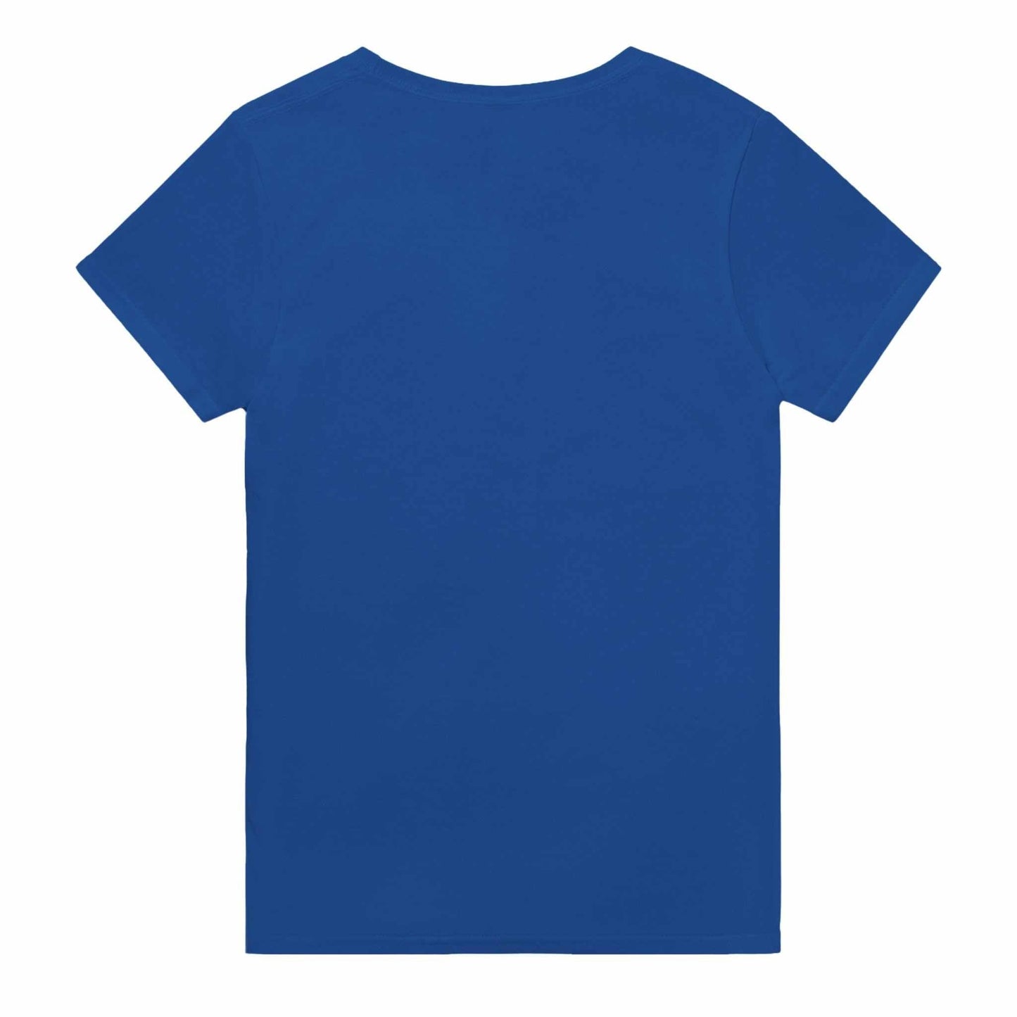 Blue crewneck t-shirt with classic fit, Gelatinous Cube design, durable cotton fabric.