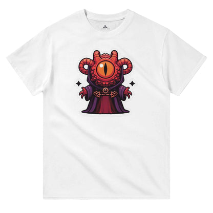 Mindflayer Men's Crewneck T-shirt with a unique design on heavyweight cotton, perfect for casual wear.