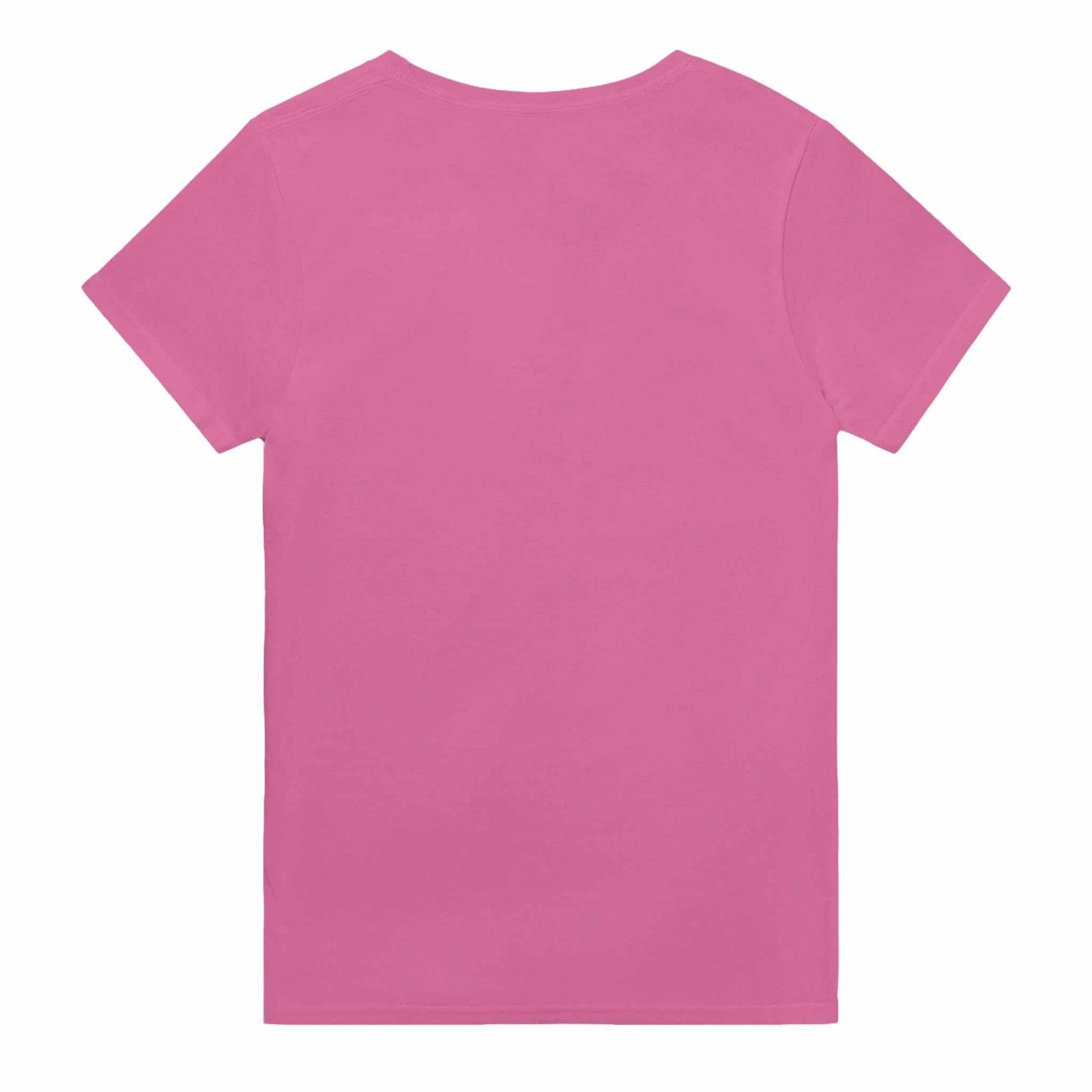 "My Spirit Animal Women's Crewneck T-shirt in pink, durable heavyweight cotton, relaxed fit."