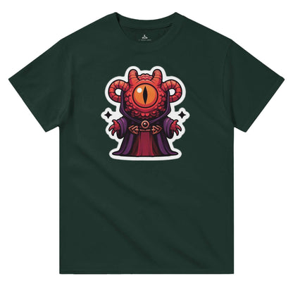 Mindflayer Men's Crewneck T-shirt featuring a unique graphic on a heavyweight cotton fabric, perfect for casual wear.