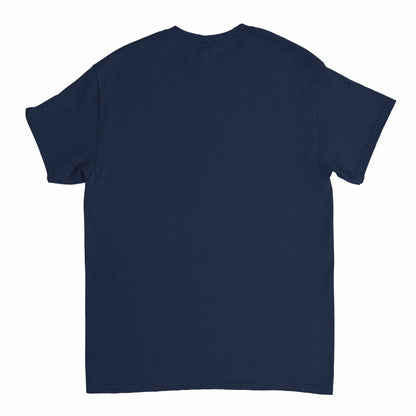 Navy blue "I Love Kpop" crewneck t-shirt, classic fit, heavyweight cotton.